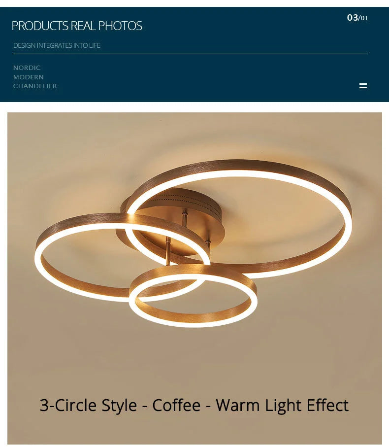Nordic Acrylic Chandelier