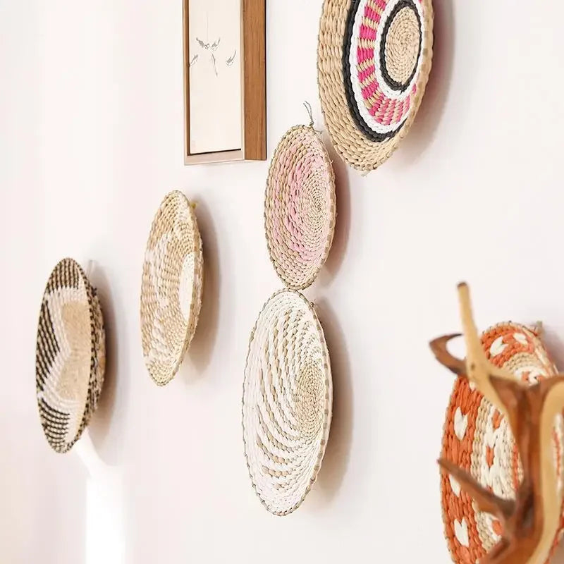 Boho Woven Wall Basket