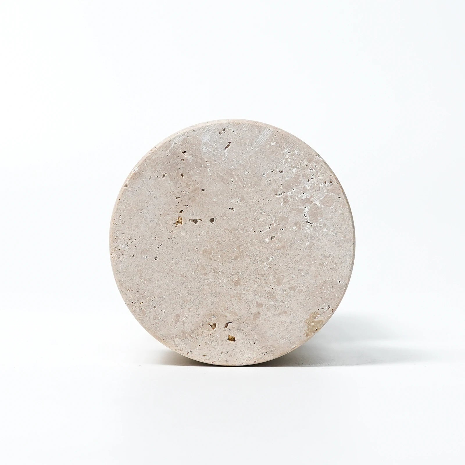 Retro Travertine Candlestick