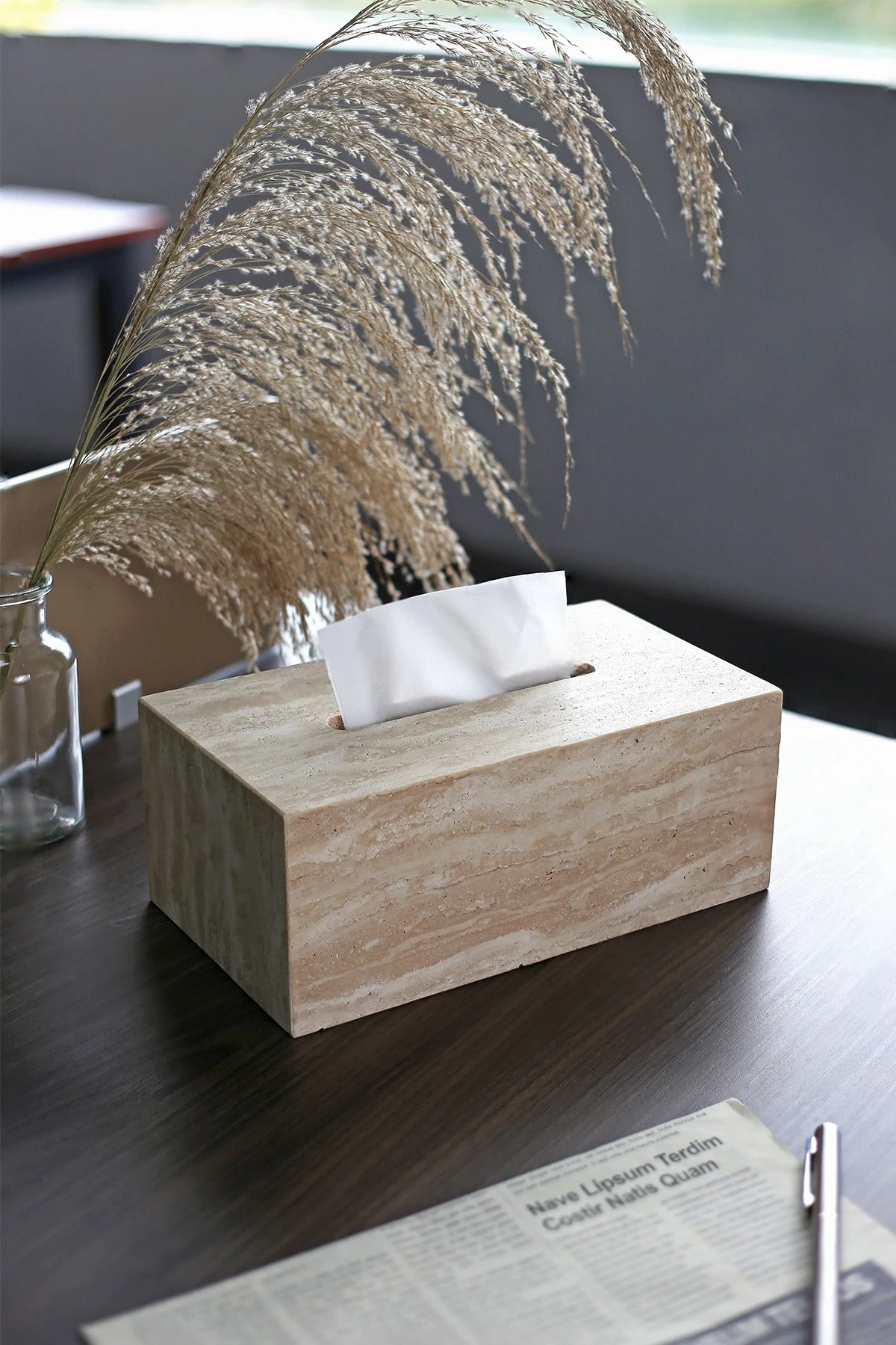 Calacatta Viola Tissue Box