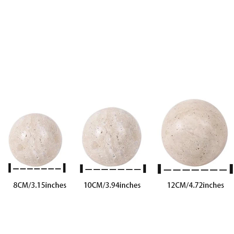 Travertine Marble Sphere