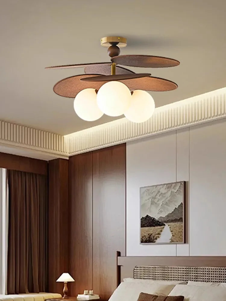 Wabi-Sabi Rattan Chandelier
