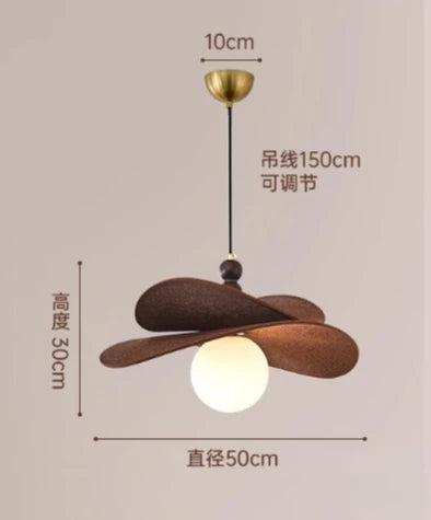 Wabi-Sabi Fabric Pendant Chandelier