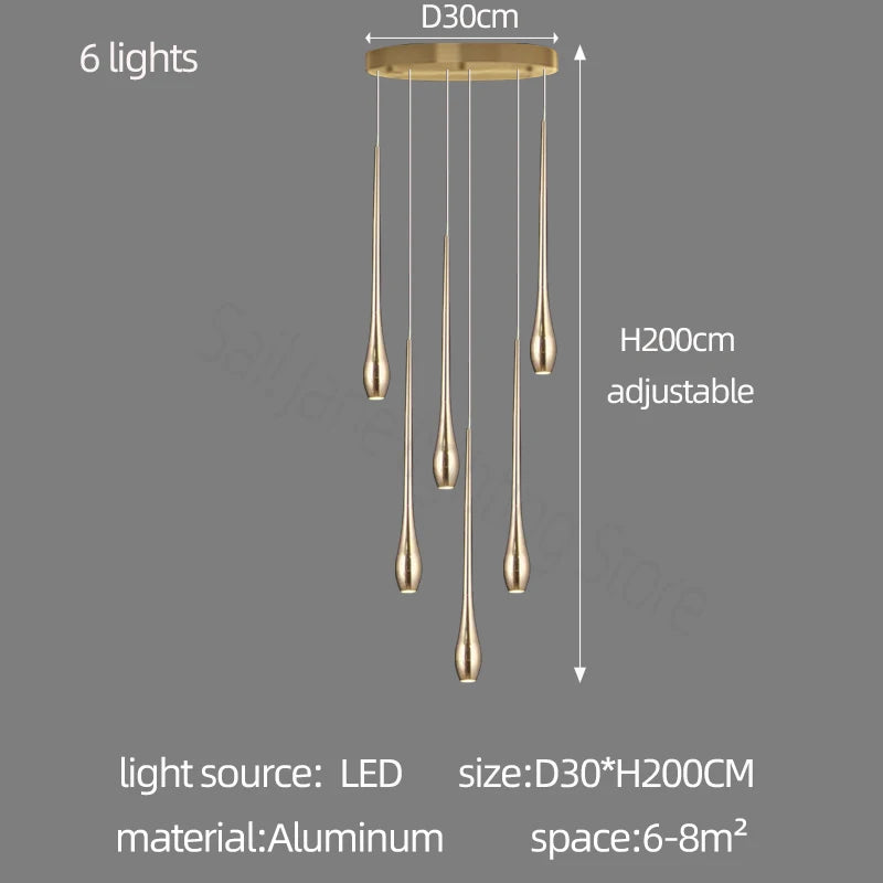 Minimalist Pendant Chandelier