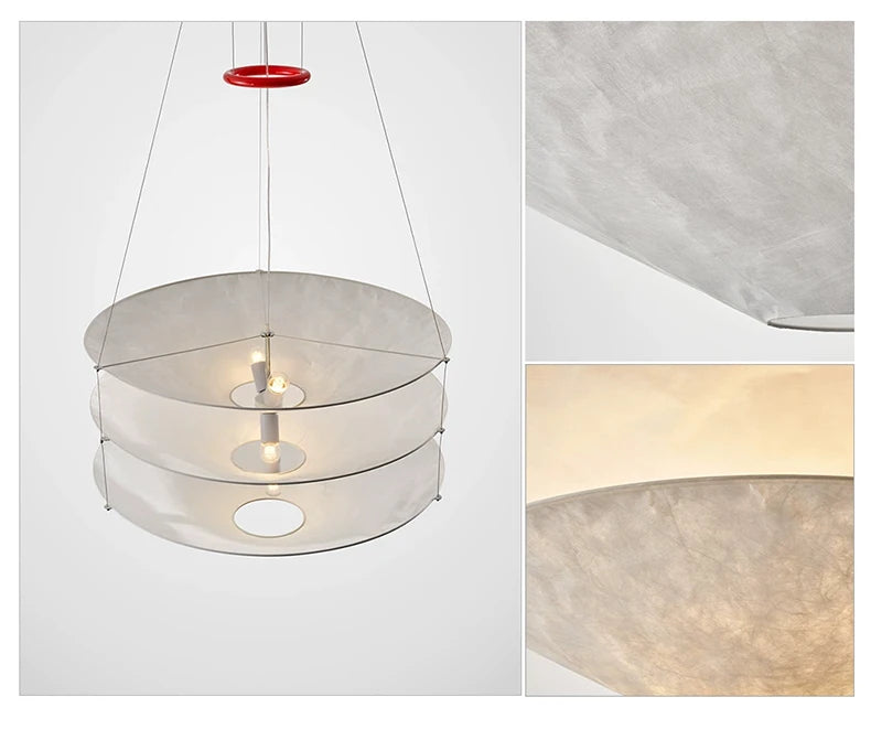 Wabi-Sabi Fabric Pendant Chandelier