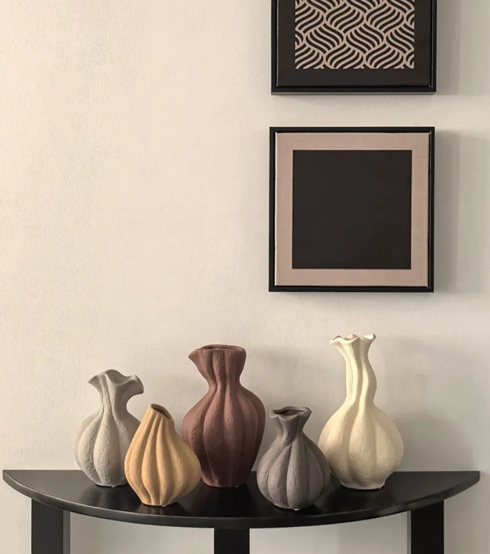 Organic Wabi-Sabi Ceramic Vase