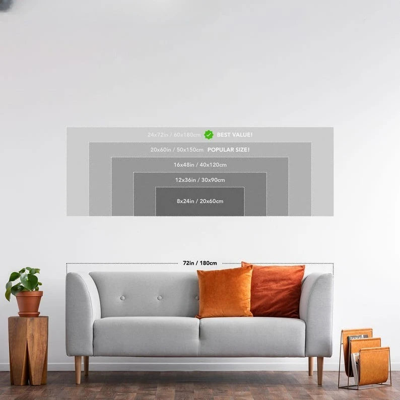 Modern Geometric White Canvas Wall Art