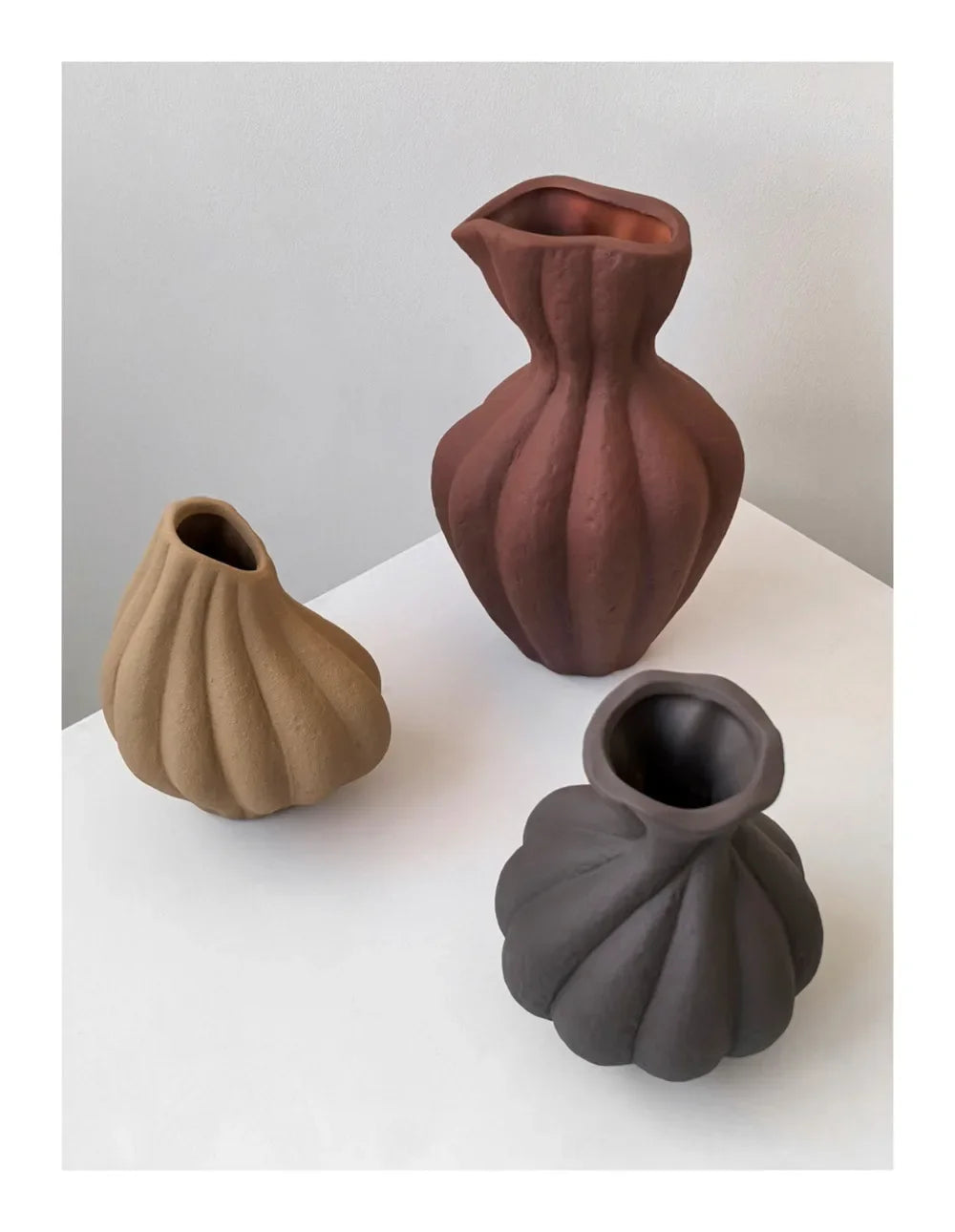 Organic Wabi-Sabi Ceramic Vase