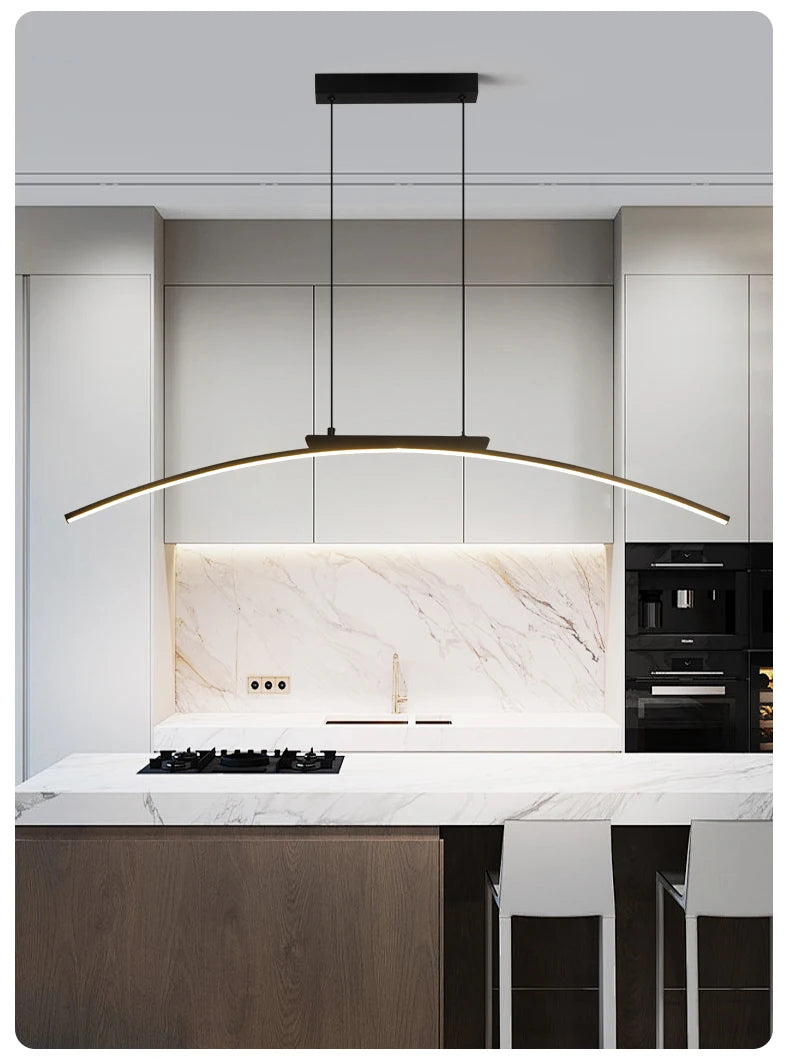 Contemporary Arc Pendant Lamp