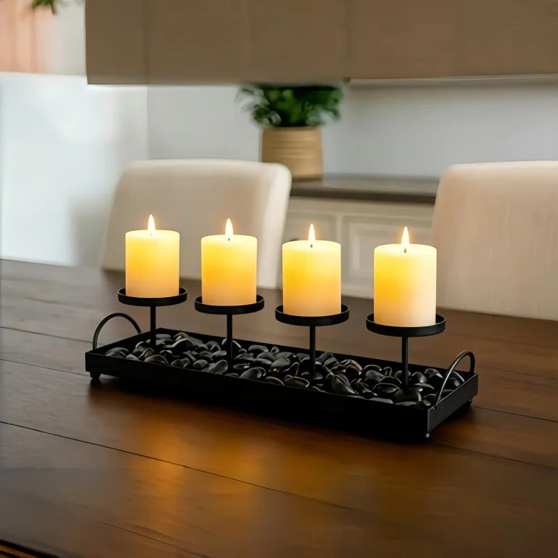 Farmhouse Metal Candelabra