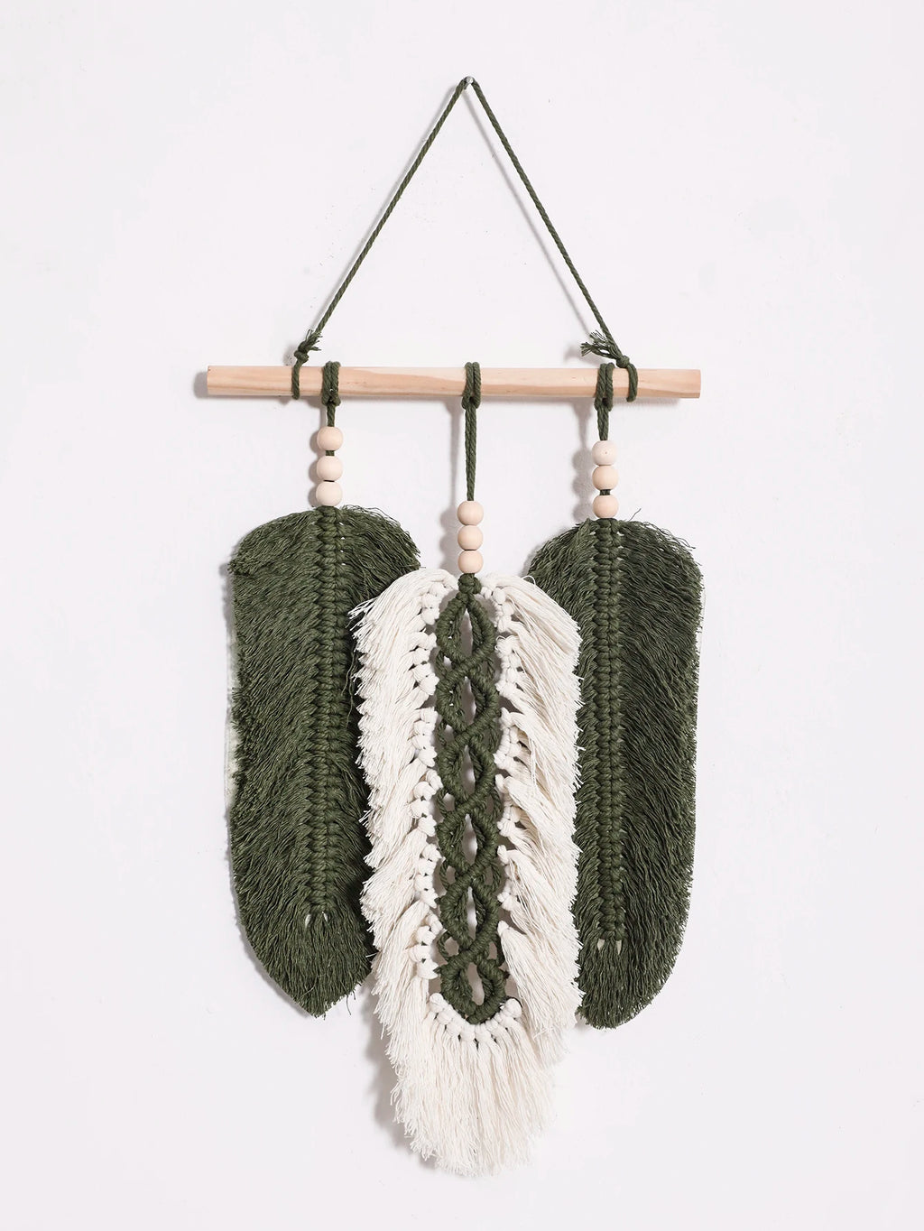 Boho Green Macrame Wall Hanging