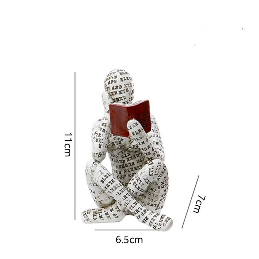Reading Woman Figurine