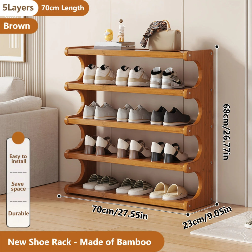 Bamboo Shoe Rack