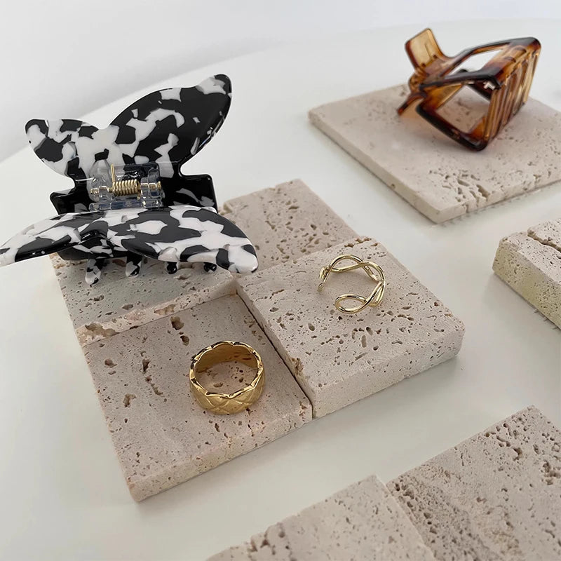 Travertine Jewelry Tray