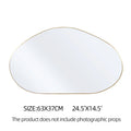 Art Deco Irregular Gold Wall Mirror