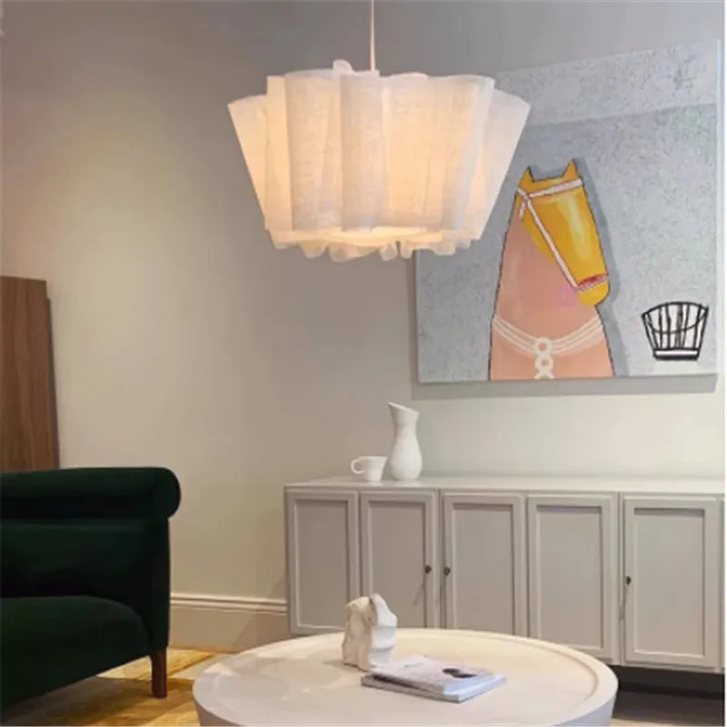 Wabi-Sabi Fabric Pendant Lamp