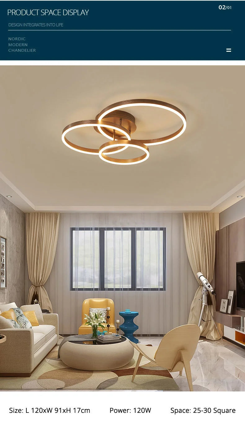 Nordic Acrylic Chandelier