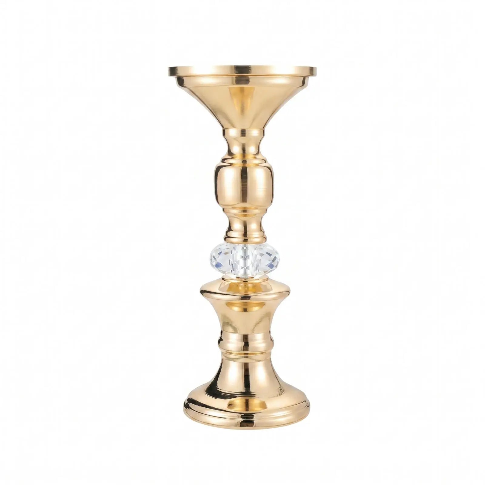 Crystal Pillar Candle Holder