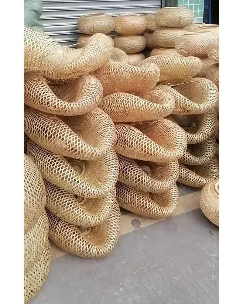 Rattan Pendant Chandelier