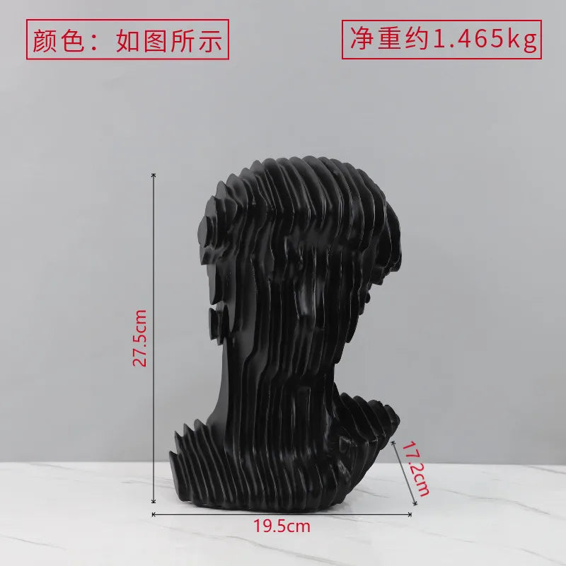 Abstract Head Sculpture