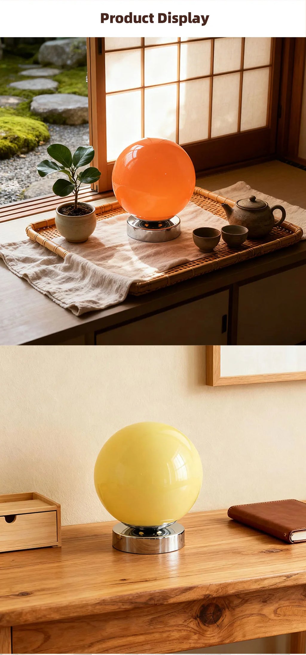 Art Glass Bedside Lamp