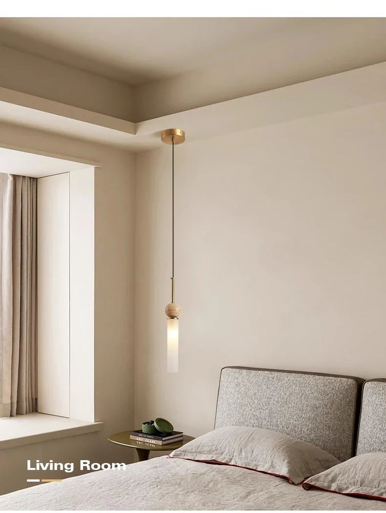 Wabi-Sabi Stone Pendant Chandelier