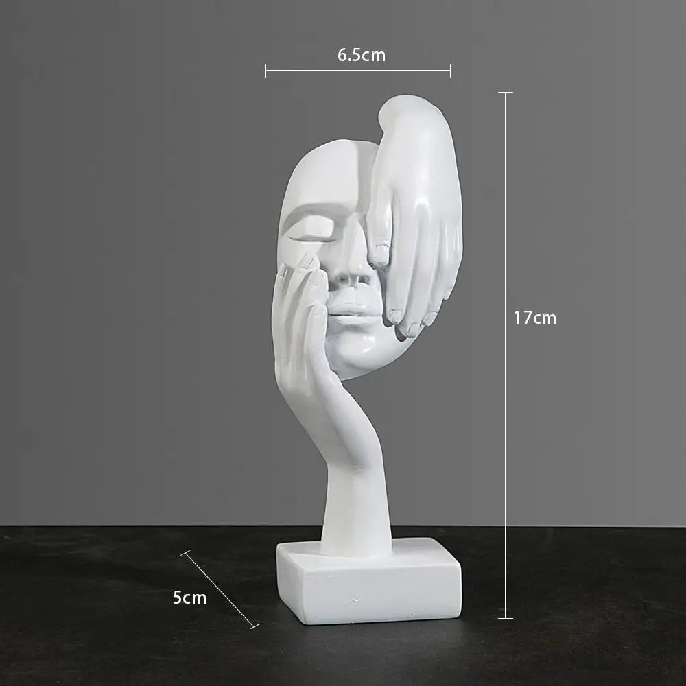 Abstract Face Statue