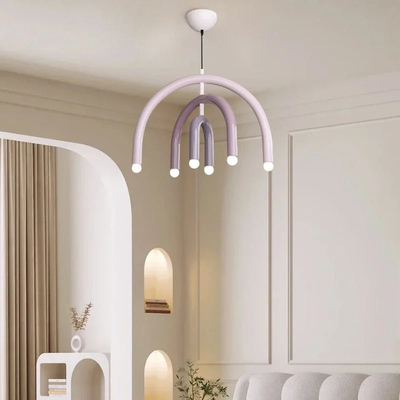 Cream-Style Pendant Chandelier