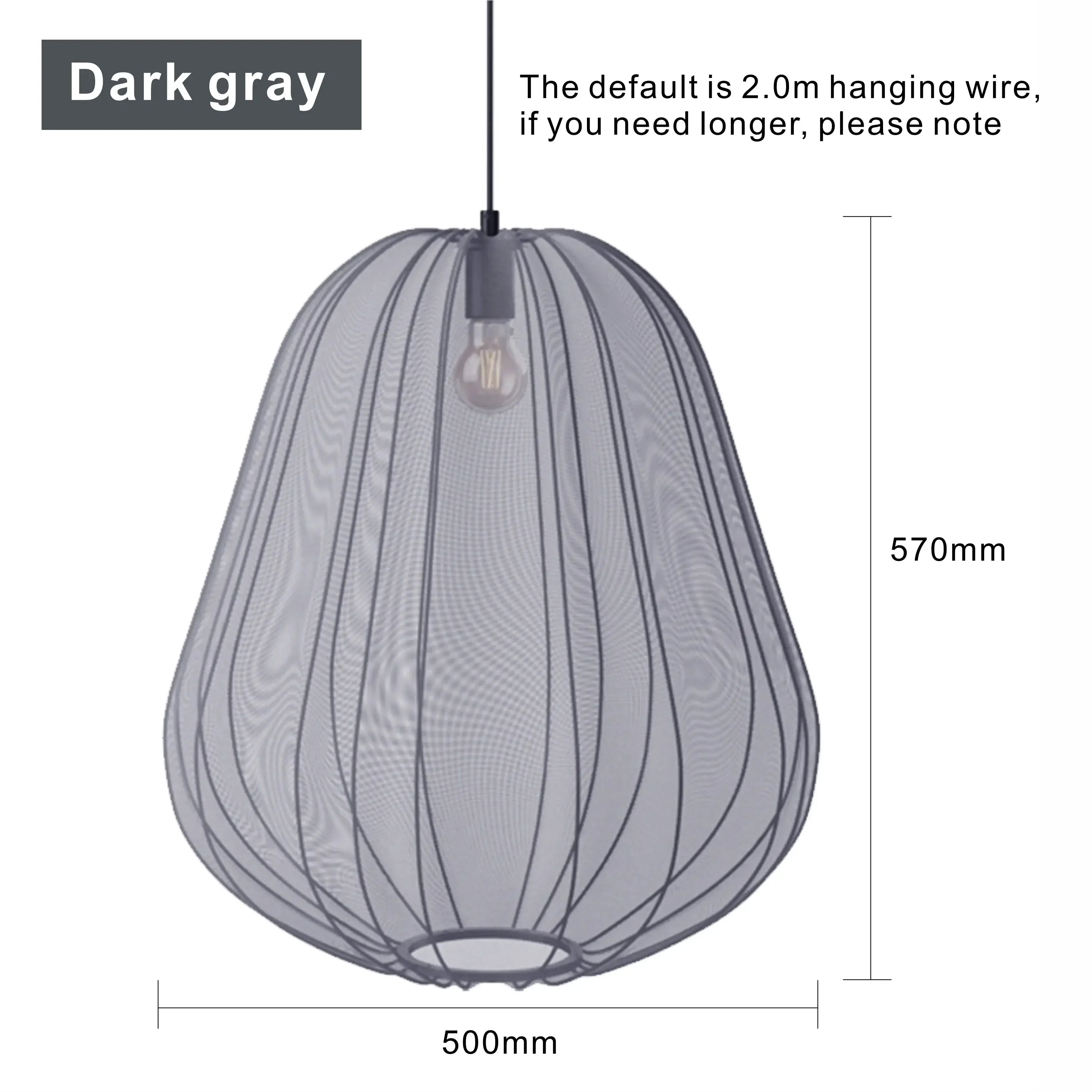 Wabi-Sabi Fabric Pendant Lamp