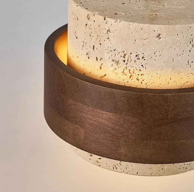 Wabi-Sabi Stone Pendant Lamp
