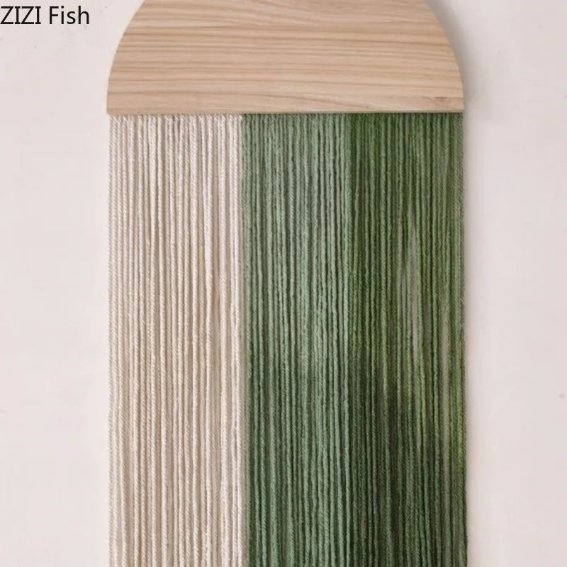 Half-circle Woven Wall Tapestry