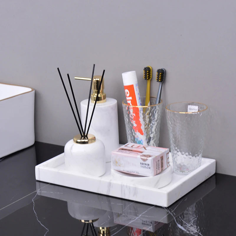 Volakos White Marble Set