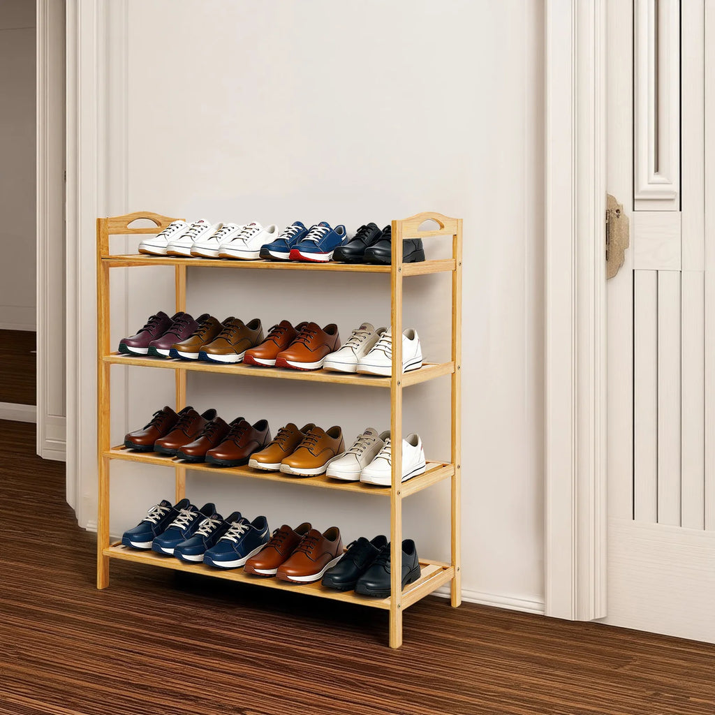 Bamboo Shoe Rack