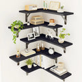 Floating Corner Wall Shelf