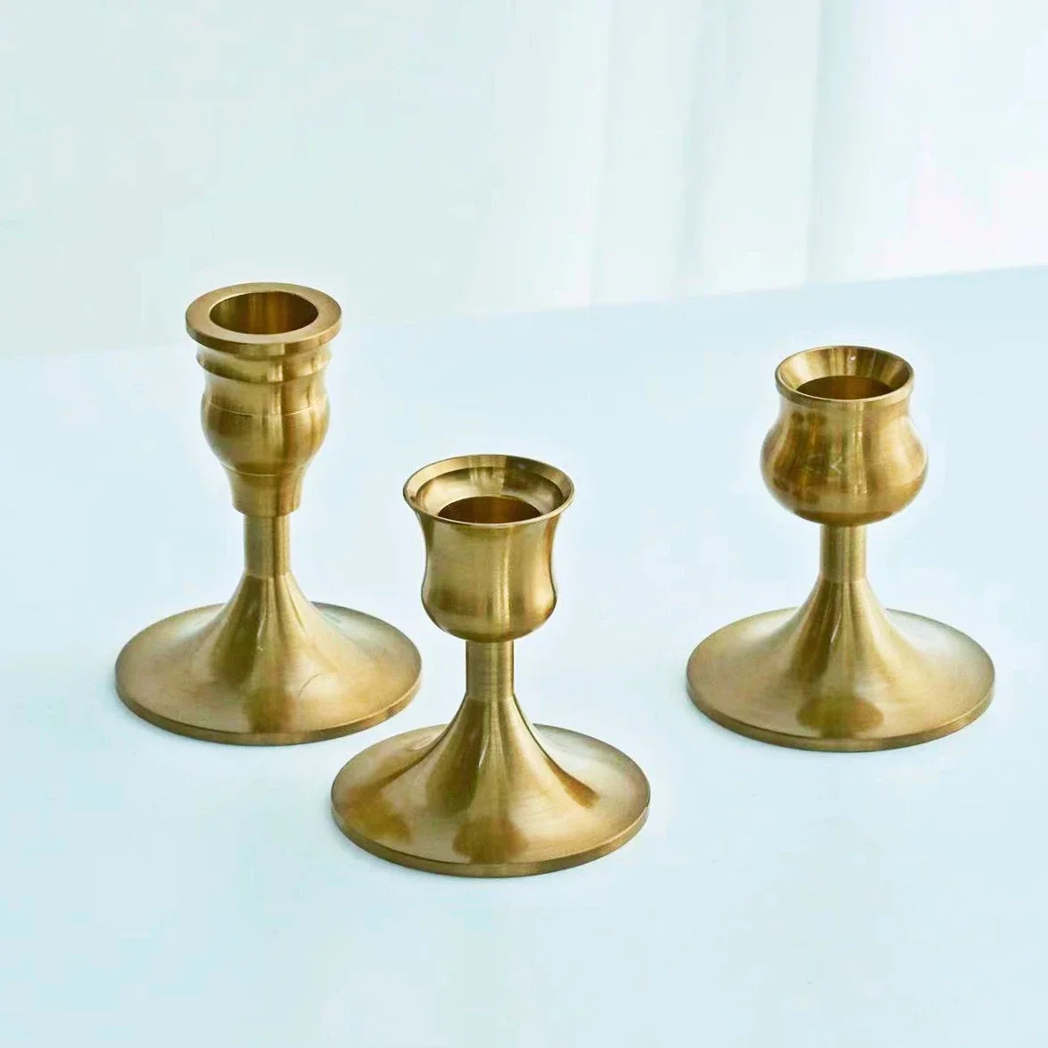 Brass Candlestick (3-Piece Set)