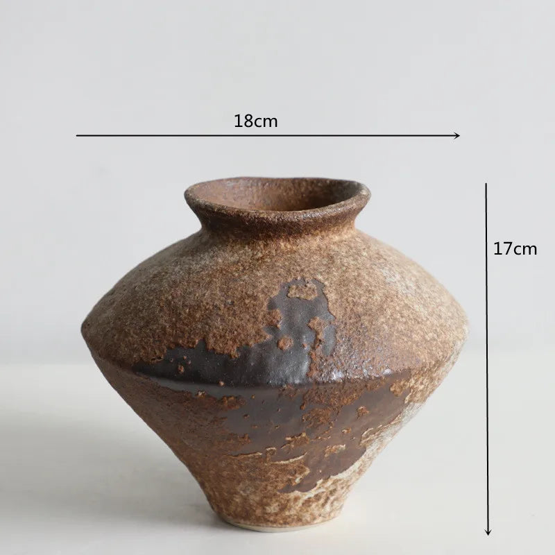 Coarse Pottery Zen Vase