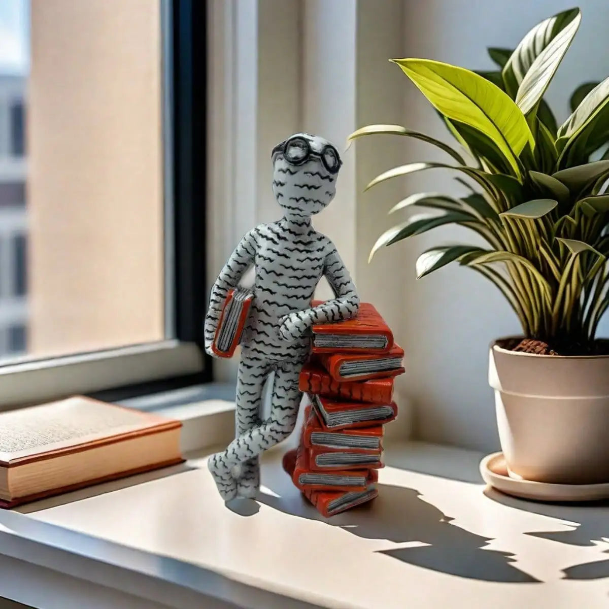 Minimalist Reader Statue