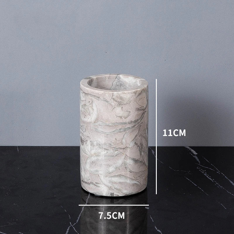 Elegant Marble Bathroom Set