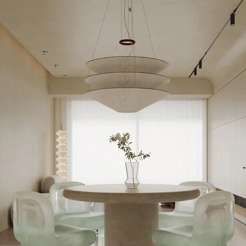 Wabi-Sabi Fabric Pendant Chandelier