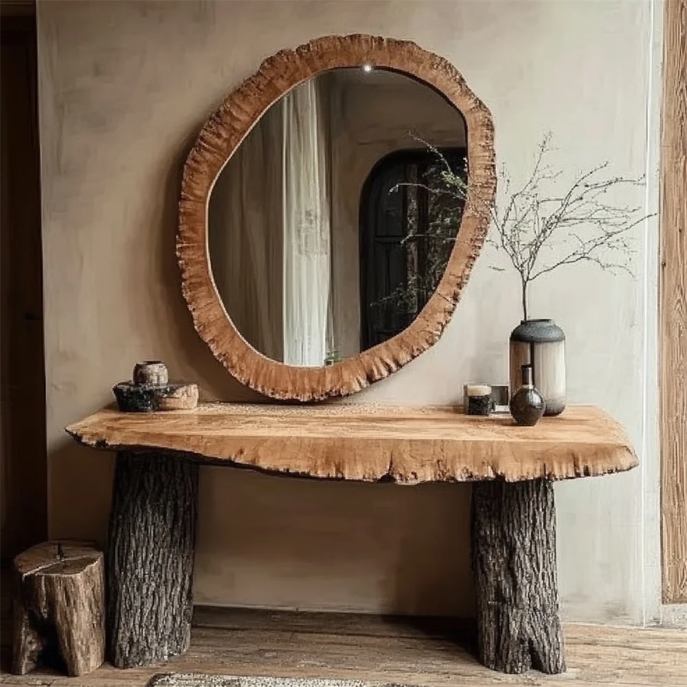 Irregular Magnifying Vanity Mirror