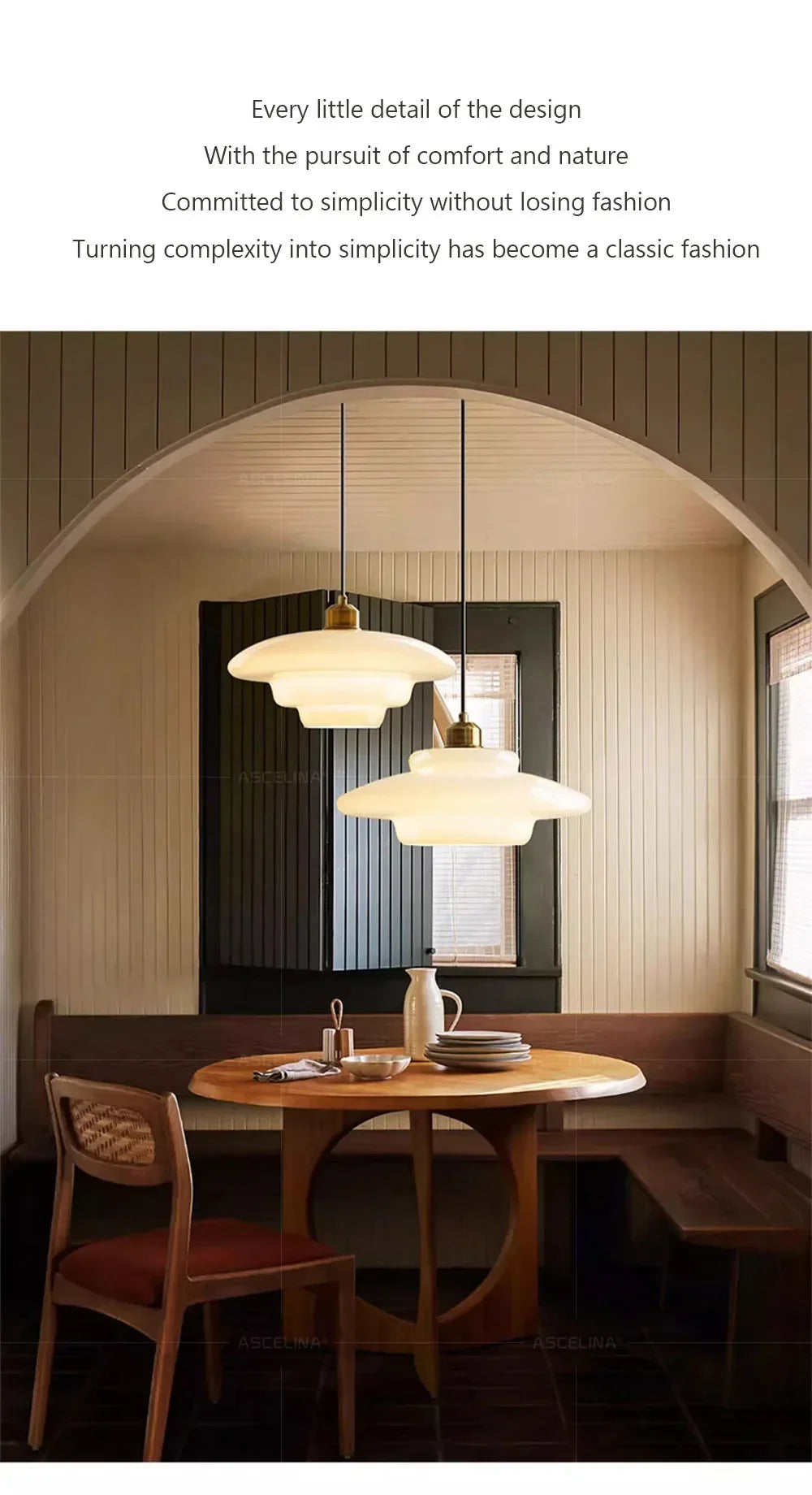Nordic Stone Pendant Lamp
