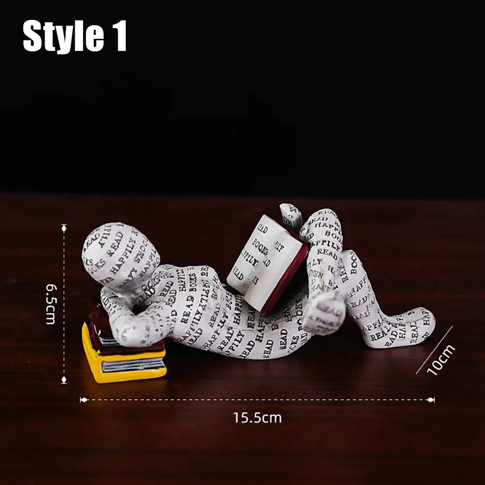 Reading Woman Figurine