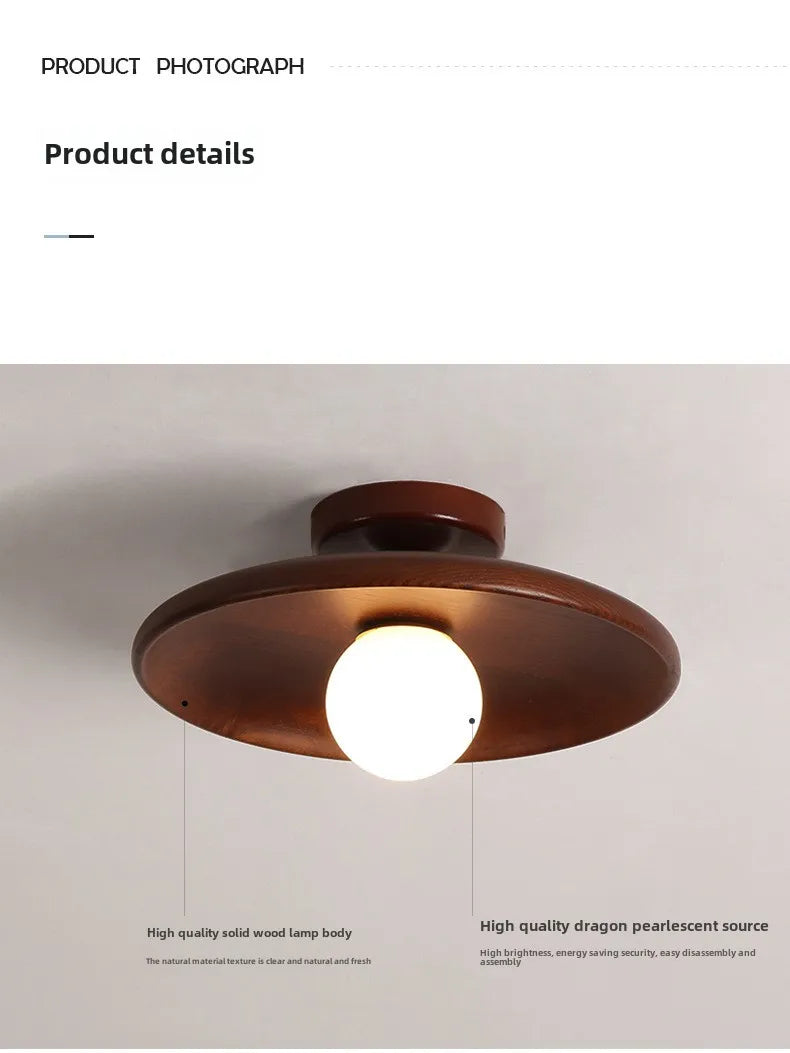 Japanese Bamboo Ceiling Light