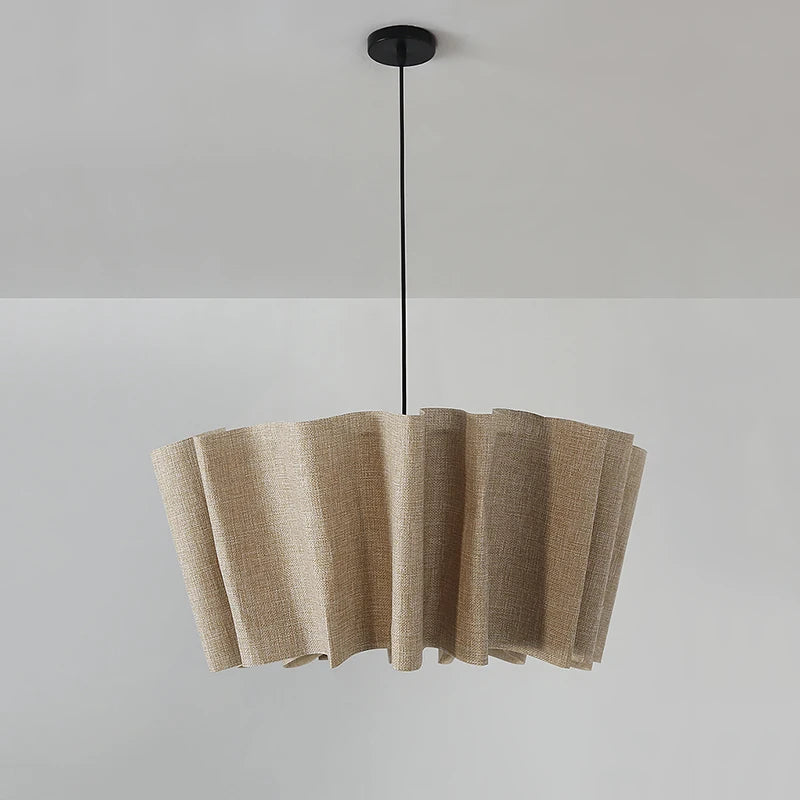 Wabi-Sabi Fabric Pendant Lamp