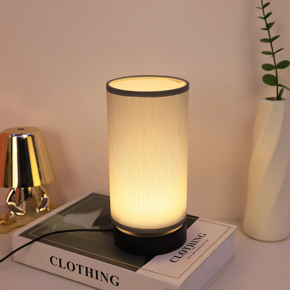 Fabric Shade Desk Lamp
