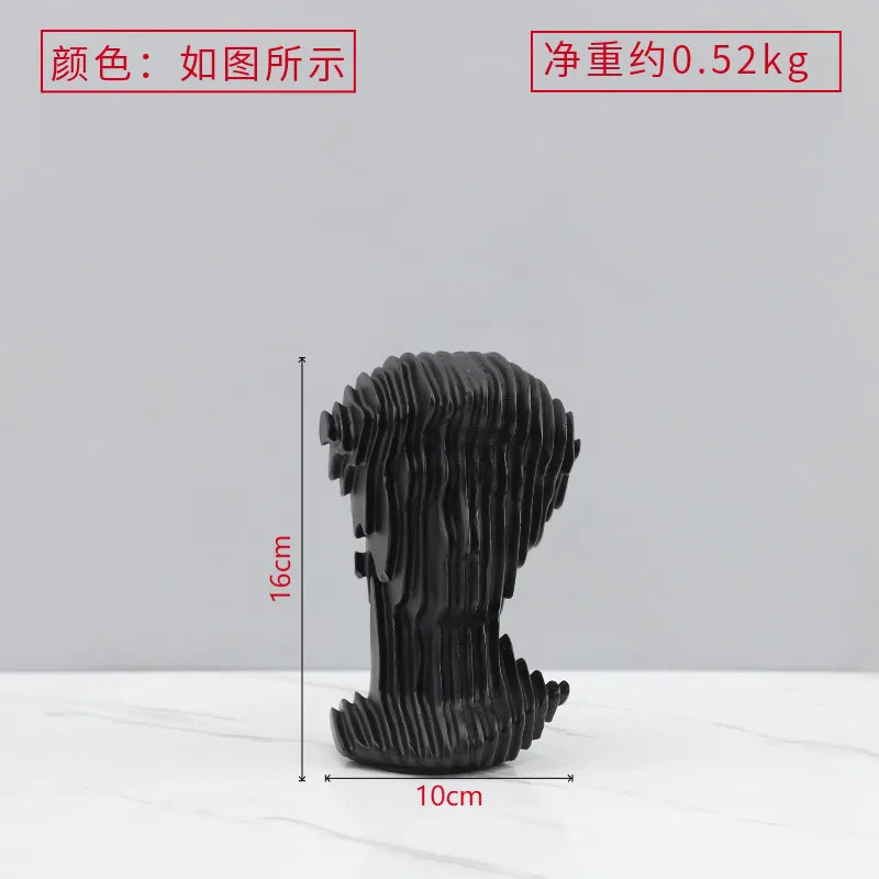 Abstract Head Sculpture