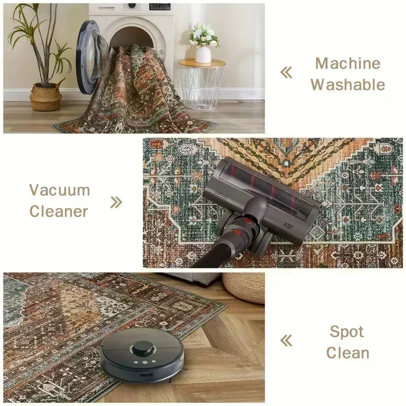 Boho Geometric Area Rug