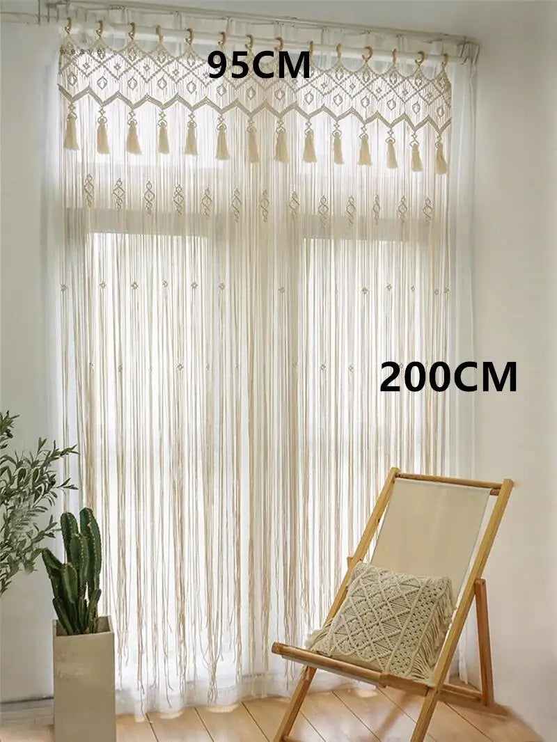 Macrame Door Curtain