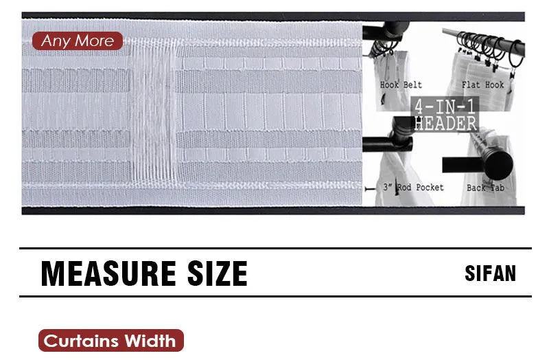 Japandi Tulle Sheer Curtains