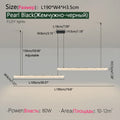 Nordic Glass Linear Pendant Light